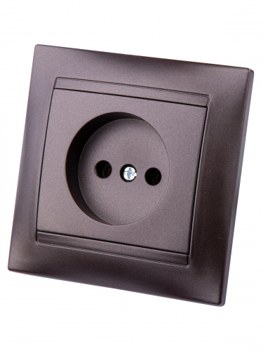 Розетка 2П 10А 250В шоколад , с/у, "Лама" (10/120) TDM (SQ1815-0522) фото 5 Розетка 2П 10А 250В шоколад , с/у, "Лама" (10/120) TDM (SQ1815-0522) фото 5