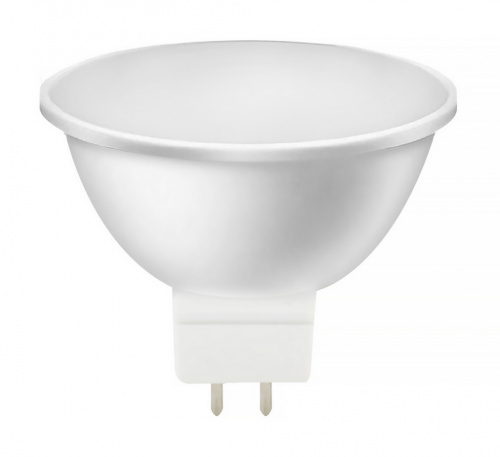 Лампа светодиодная SMARTBUY GU5.3 (MR16) 12Вт 220V 3000K (теплый свет) (1/10/100) (SBL-GU5_3-12-30K)