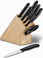 Набор кухонных ножей Victorinox Swiss Classic, компл.: 8 шт. scissors (дерево/чёрный) (6.7193.9)