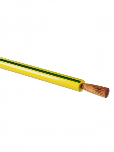 Провод TDM ПуГВнг(А)-LS 1х10,0 ГОСТ (200м), желто-зеленый (1/200/200) (SQ0124-0797) фото 3