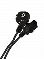 Кабель компьютер --> розетка 220V ( угловая Евровилка) <VDE> 3G*0,5mm2 VCOM <CE021-CU0.5-3> , 3,0 м (1/30) (CE021-CU0.5-3M)
