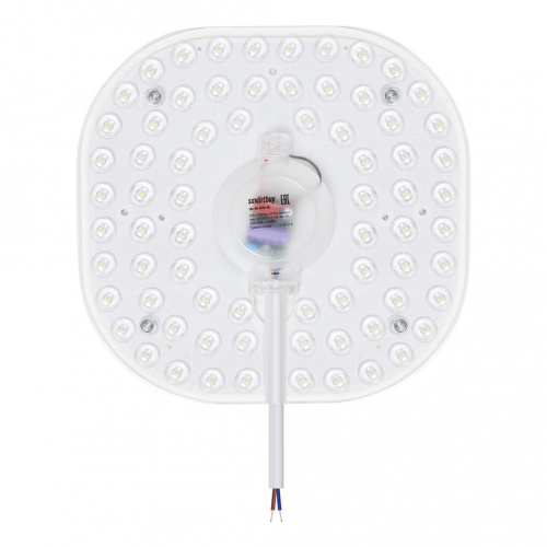 Модуль светодиодный SMARTBUY квадратный 36 Вт, 4000K, 220-240В, кол-во диодов: 72 шт, LED2835, 3200 лм, угол 120°, IC Driver, 210*210*30 мм, магнитное (SBL-M-36W-4K)
