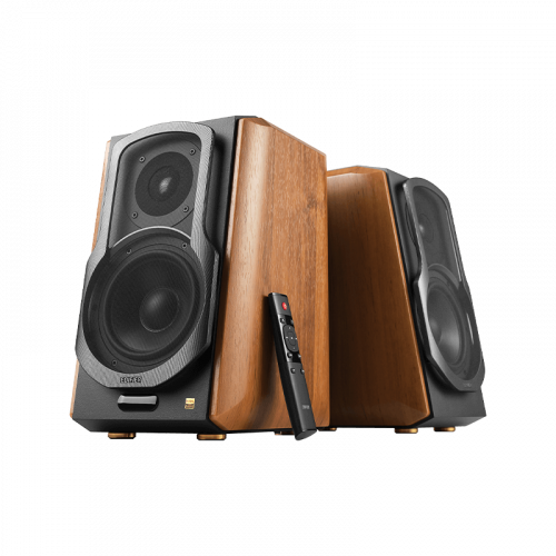 Колонка (пара) EDIFIER S1000MK II brown .Bth5.0.4 дин.Мощ:120Вт.Част.х-ка:45Гц-40кГц.компл:пульт,каб.3.5мм-RCA,каб.RCA-RCA,оптовол.каб (1/1) (80002785)