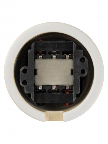 Выключатель фарфоровый поворотный перекрёстный с ручкой (бантик) 10А сл. кость «Болонь» TDM (1/72) (SQ1820-0317) фото 3 Выключатель фарфоровый поворотный перекрёстный с ручкой (бантик) 10А сл. кость «Болонь» TDM (1/72) (SQ1820-0317) фото 3