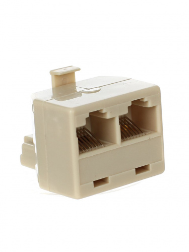 Переходник-разветвитель RJ-45 8P8C (M) <--> 2x8P8C (F), UTP VCOM <VTE7714>