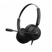 Гарнитура RITMIX RH-563USB 20-20000 Гц, 32 Ом, чувс.115дБ, микр. чувст. 44дБ, всенапр., каб.2м, рег. громк, откл.микр., USB, Чёрная (1/30) (80005784)