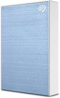 Внешний HDD  Seagate  5 TB  One Touch голубой, 2.5", USB 3.0 (STKZ5000402)