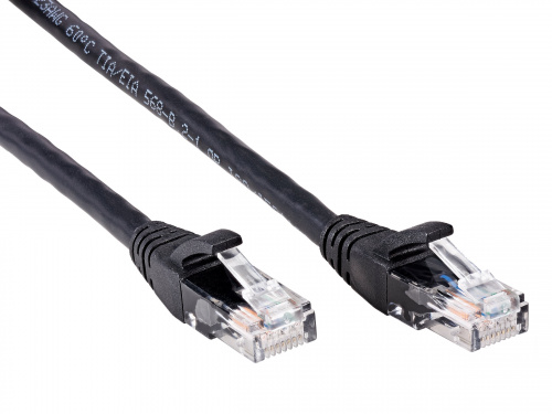 Патч-корд литой iOpen (7/0.20) UTP кат.6 черный 0,5m <ANP612B-0.5M> (ANP612B-BK-0.5M)