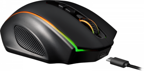 Беспроводная игровая мышь REDRAGON Vampire Elite Оптика, RGB, 16000 DPI, б.п., черный  (1/40) (77752) фото 4