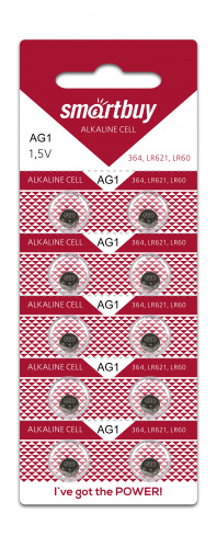 Элемент питания SMARTBUY AG1 BL10 (10/2000) (SBBB-AG1-10B)