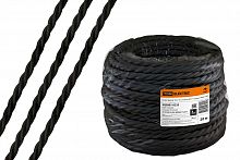 Ретро провод "Эко" 3х1,5 витой ГОСТ черный (20м) TDM (1/20/20) (SQ2801-0233)