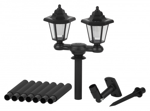 Светильник ЭРА ERASV01-01 садовый на солнечной батарее пластик черный 150 см (12/96) (Б0049551) фото 4 Светильник ЭРА ERASV01-01 садовый на солнечной батарее пластик черный 150 см (12/96) (Б0049551) фото 4