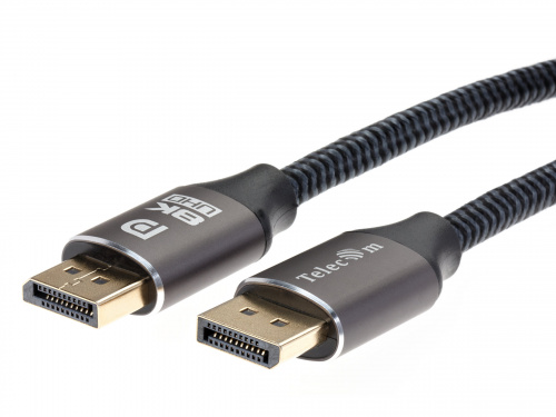Кабель соединительный DP--> DP v1.4 8K@60Hz 3м, TELECOM Pro <TCG750-3M> (1/40) фото 3