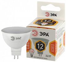 Лампа светодиодная ЭРА STD LED MR16-12W-827-GU5.3 GU5.3 12Вт софит теплый белый свет (1/100) (Б0040887)