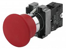 Кнопка ЭРА управления LAY5-BC42"Грибок"красная 1р (20/200/3200)