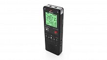 Диктофон RITMIX  RR-820 8Gb Black, сегментный дисплей, 4 режима записи  - HQ, SP, LP, NC, формат записи WAV, питание батреи 2*ААА (1/20) (80001121)