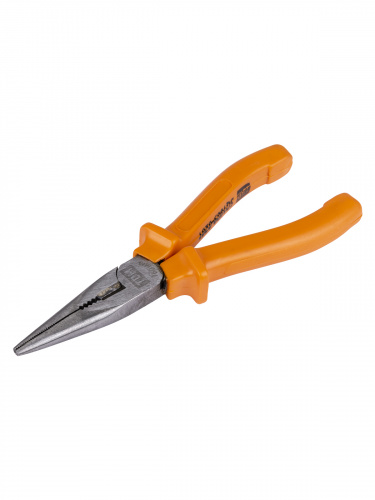 Длинногубцы (тонкогубцы), с пластиковыми рукоятками, углеродистая сталь, 160 мм, серия "Гранит" TDM (1/60) (SQ1009-0201) фото 4