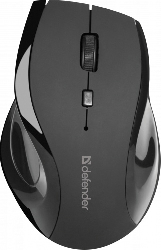 Беспроводная мышь DEFENDER Accura MM-295, 6 кнопок, 800-1600 dpi, USB, черный (1/40) (52295) фото 4