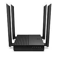 Роутер TP-LINK Archer A64, AC1300, 1Gb WAN, 4x1Gb LAN, 4 антенны, MU-MIMO, приложение Tether, черный (1/10) (ARCHER A64)