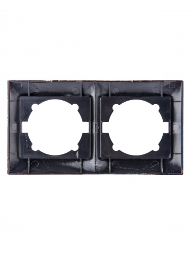 Рамка 2-х постовая горизонтальная старинное серебро с/у, "Лама" (1/20) TDM (SQ1815-0680) фото 3