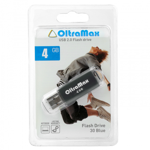 Флеш-накопитель USB 4GB OltraMax 30 чёрный (OM004GB30-В) фото 5 Флеш-накопитель USB 4GB OltraMax 30 чёрный (OM004GB30-В) фото 5