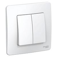 Выключатель 2-кл. С/У BLANCA 10А IP20 (сх. 5) 250В бел. Systeme Electric BLNVS010501 (1/10/60)