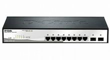Коммутатор D-Link DGS-1210-10/F1A 8G 2SFP настраиваемый