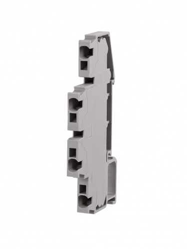 Зажим клеммный безвинтовой ЗКБ быстрого зажима двухуровневый 2,5 мм2 24А серый (Ph-C PTTB 2,5) TDM (10/400) (SQ0822-0162) фото 4 Зажим клеммный безвинтовой ЗКБ быстрого зажима двухуровневый 2,5 мм2 24А серый (Ph-C PTTB 2,5) TDM (10/400) (SQ0822-0162) фото 4