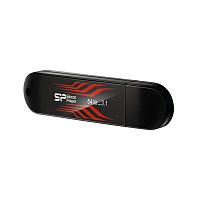 Флеш-накопитель USB 3.0  64GB  Silicon Power  Blaze B10, термочувствительный корпус, черный (SP064GBUF3B10V1B)