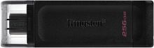 Флеш-накопитель USB 3.0  256GB  Kingston  DataTraveler 70  (Type C)  чёрный (DT70/256GB)