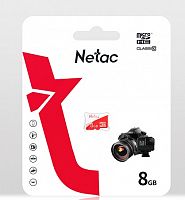 Карта памяти MicroSD  8GB  Netac  P500  Eco  Class 10 без адаптера (NT02P500ECO-008G-S)
