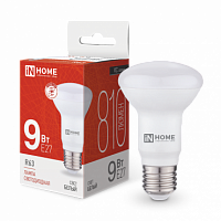 Лампа светодиодная IN HOME R63-VC 9Вт 230В Е27 4000К 810Лм (10/100) (4690612024325)