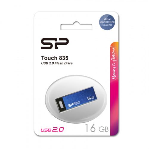 Флеш-накопитель USB 16GB Silicon Power Touch 835 синий металл (SP016GBUF2835V1B) фото 12 Флеш-накопитель USB 16GB Silicon Power Touch 835 синий металл (SP016GBUF2835V1B) фото 12