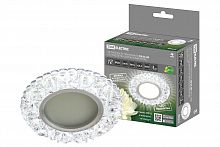 Светильник светодиодный TDM встраиваемый СВ 03-09 MR16 50Вт G5.3 подсветка 3 Вт зеркальный/хром (1/10/100) (SQ0359-0137)