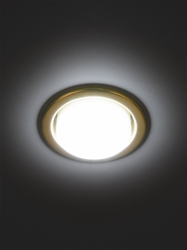 Светильник встраиваемый СВ 01-08 GX53 220 В 50 Гц, золото, 10 шт/уп, Народный (1/10) (SQ0359-0107) фото 6 Светильник встраиваемый СВ 01-08 GX53 220 В 50 Гц, золото, 10 шт/уп, Народный (1/10) (SQ0359-0107) фото 6