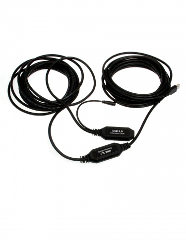 Кабель-адаптер USB3.0-repeater, удлинительный активный <Am-->Af> 10м VCOM <CU827-10M> (1/20) фото 3