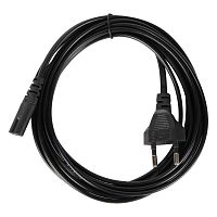 Кабель для аудио-видео техники IEC-320-C7, 2-pin 3m ,черный, iOpen<ACE023-3.0M> (1/100) (ACE023-3M)