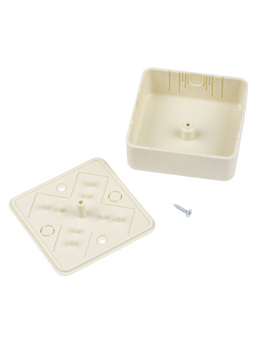 Коробка распаячная КР 75х75х28 ОП, сл. кость, IP40, инд. штрихкод TDM (80/80) (SQ1401-1805) фото 4 Коробка распаячная КР 75х75х28 ОП, сл. кость, IP40, инд. штрихкод TDM (80/80) (SQ1401-1805) фото 4