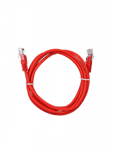 Патч-корд литой AOPEN UTP кат. 5е, красный, 1,5 м. (1/125) (ANP511_1.5M_R) фото 2