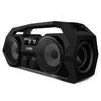 Колонка порт.SVEN PS-465, черный, акустическая система (2.0, мощность 2x9 Вт (RMS), Bluetooth, FM, USB, microSD, LED-дисплей, встроенный аккумулятор) (SV-016173)