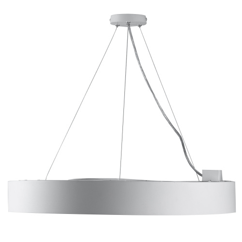 Светильник светодиодный Geometria ЭРА Ring SPO-133-W-40K-045 45Вт 4000К 3200Лм IP40 600*600*80 белый подвесной (1/5) (Б0050562) фото 3