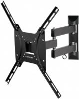 Кронштейн для телевизора Kromax OPTIMA-404 черный 15"-55" макс.35кг настенный поворотно-выдвижной и  (28011)