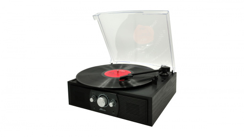 Виниловый проигрыватель RITMIX LP-200B Black wood, 3 скорости, Функция автостоп, Bluetooth, 3.5mm AUX IN, материал: пластик+МЦД (1/4) (80001174) фото 4
