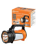 Фонарь светодиод. "Прожектор 10", аккумуляторный, 10 Вт LED+12 SMD+12 SMD, 350 лм, 3,7 В 2,4 А*ч, USB, +powerbank TDM (1/20) (SQ0350-0003)