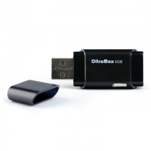 Флеш-накопитель USB  8GB  OltraMax  240  чёрный (OM-8GB-240-Black) фото 2