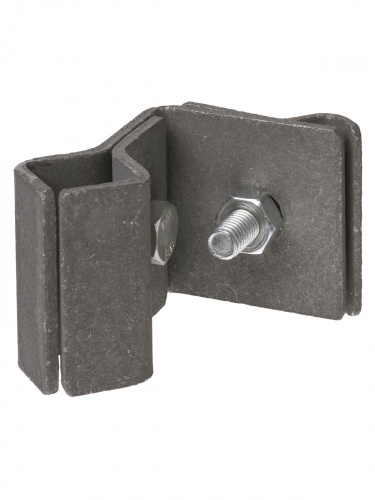 Держатель фальцевый стальной зажим 45х60 мм для прута Ø6-10 мм, гор.цинк TDM (1/25) (SQ2402-3279) Держатель фальцевый стальной зажим 45х60 мм для прута Ø6-10 мм, гор.цинк TDM (1/25) (SQ2402-3279)