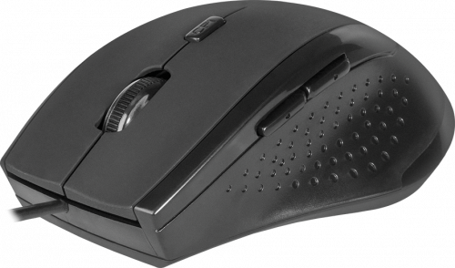Мышь проводная DEFENDER Accura MM-362, USB, 6 кнопок, 800-1600 dpi, черный (1/40) (52362) фото 4