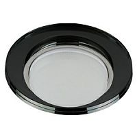 Светильник ЭРА DK80 BK под лампу GX53 220V 13W черный (30/1200) (Б0019577)