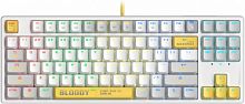 Клавиатура проводная механическая A4Tech Bloody S87 Energy белый USB for gamer LED (S87 USB ENERGY WHITE) (1/10) (S87 USB  ENERGY WHITE)