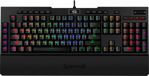 Клавиатура REDRAGON Brahma Pro RU, черный, механическая, RGB подсветка,Optical switches (1/5) (77513) фото 2